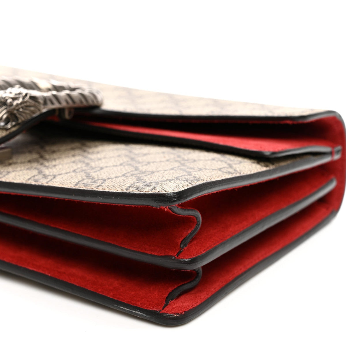 GG Supreme Monogram Small Dionysus Shoulder Bag Red wholesalehk.shop