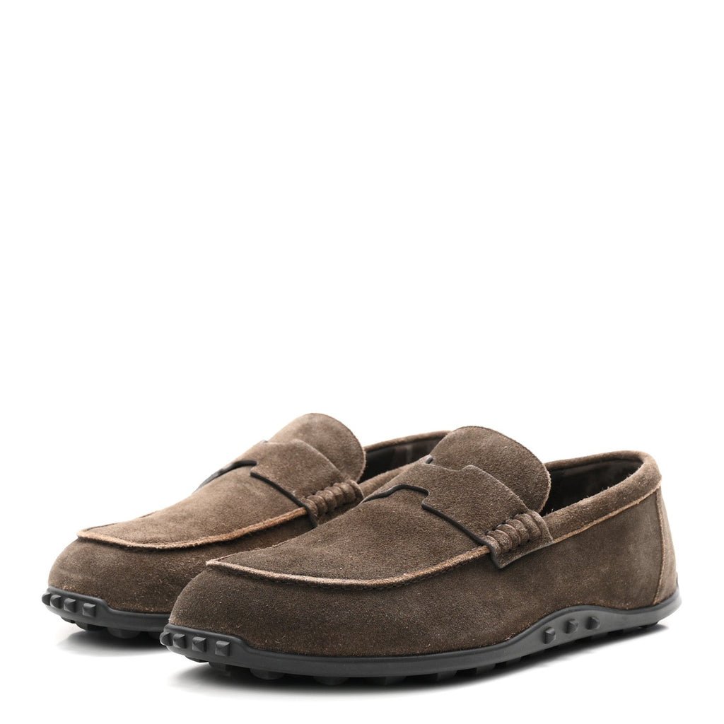 Suede Calfskin Mens Lazy Loafers 42 Ecorce wholesalehk.shop