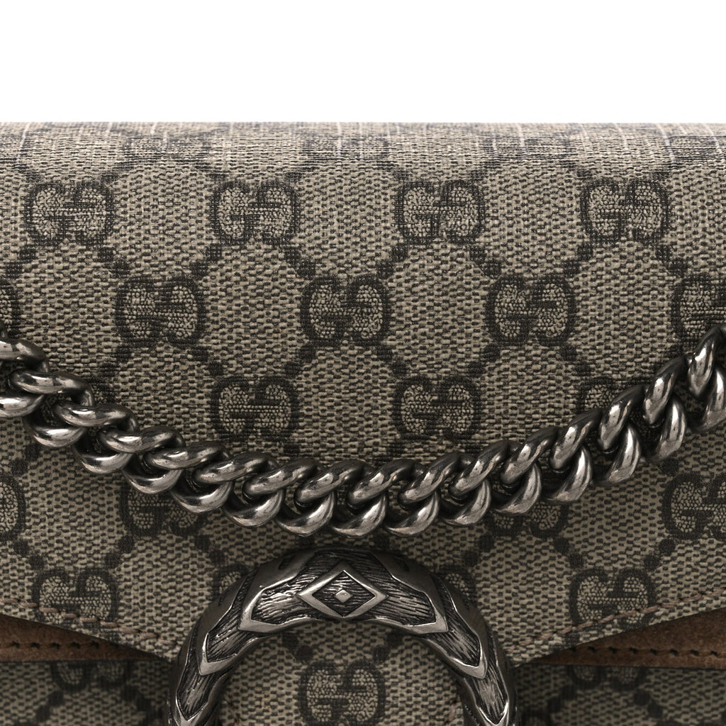 GG Supreme Monogram Small Dionysus Shoulder Bag Taupe wholesalehk.shop