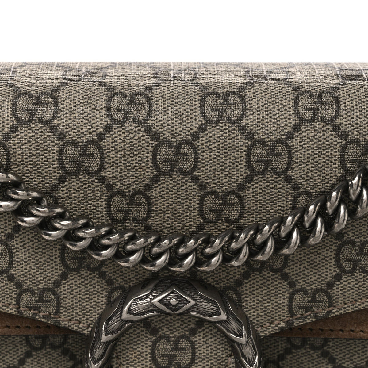 GG Supreme Monogram Small Dionysus Shoulder Bag Taupe wholesalehk.shop