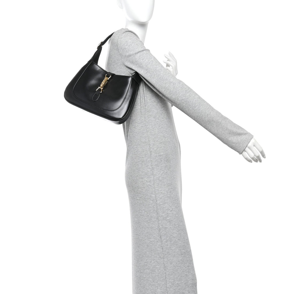 Boarded Dyana Lux Calfskin Small Jackie 1961 Hobo Black £¨ Direct shipment via from wholesalehk.shop