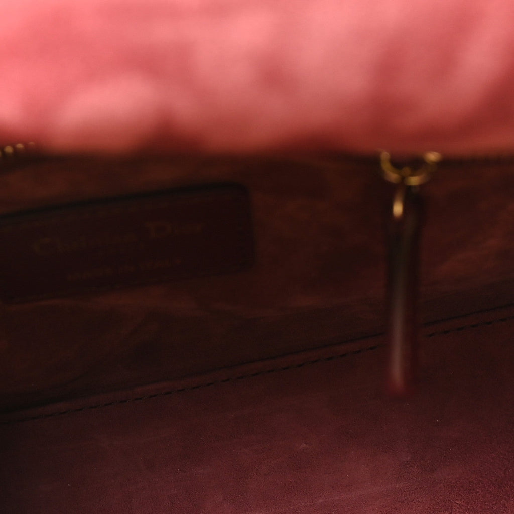 Lambskin Cannage Small My ABCDior Lady Bordeaux wholesalehk.shop
