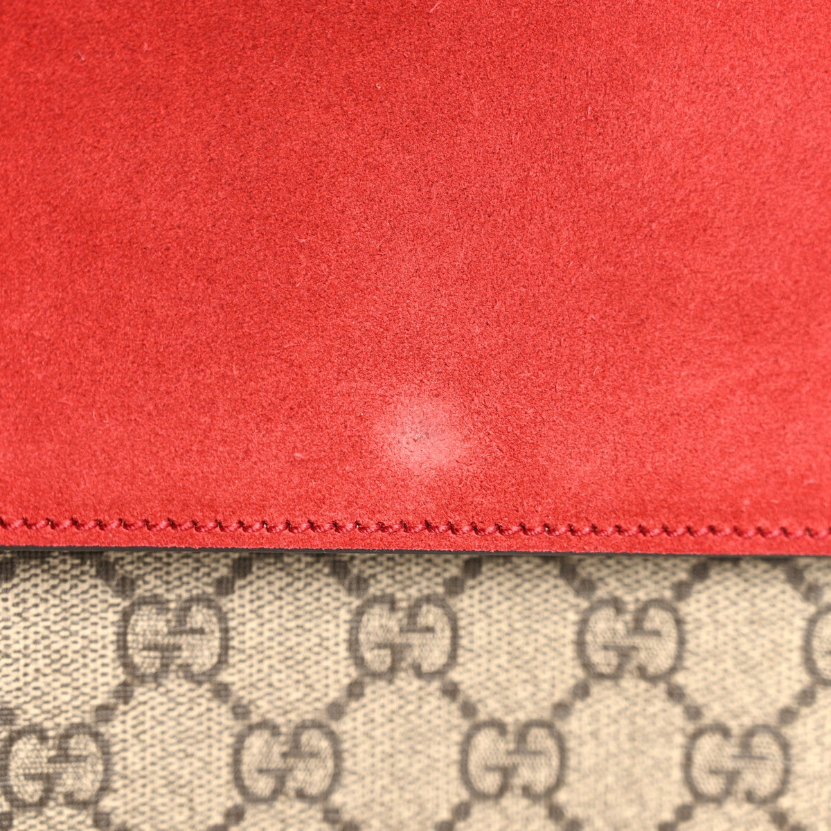 GG Supreme Monogram Small Dionysus Shoulder Bag Red wholesalehk.shop