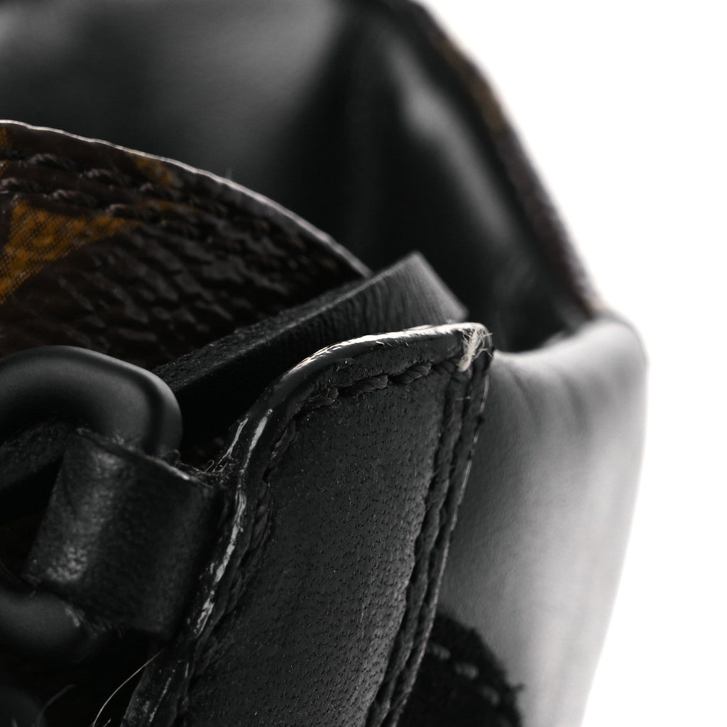 Suede Calfskin Monogram Laureate Platform Desert Boots 36 Black £¨ Direct shipment via from wholesalehk.shop