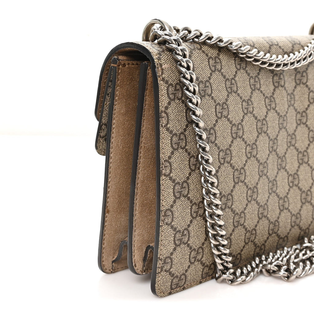 GG Supreme Monogram Small Dionysus Shoulder Bag Taupe wholesalehk.shop