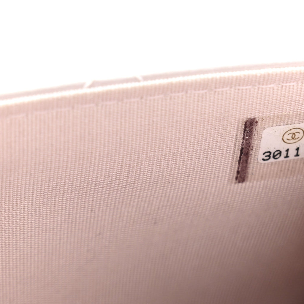 Lambskin Quilted Trendy CC Wallet On Chain WOC Lilac wholesalehk.shop