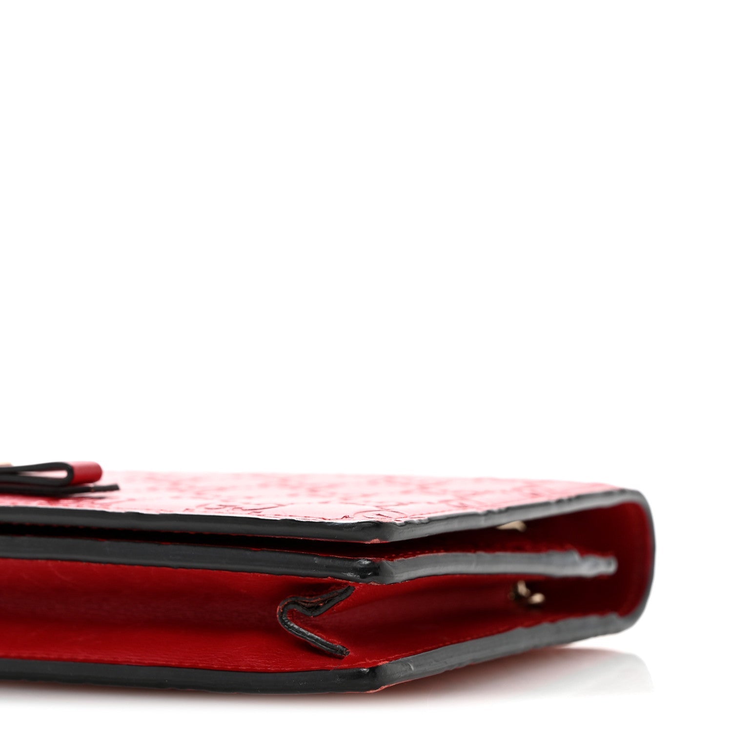 Guccissima Signature Bowy Chain Wallet Hibiscus Red £¨ Direct shipment via from wholesalehk.shop