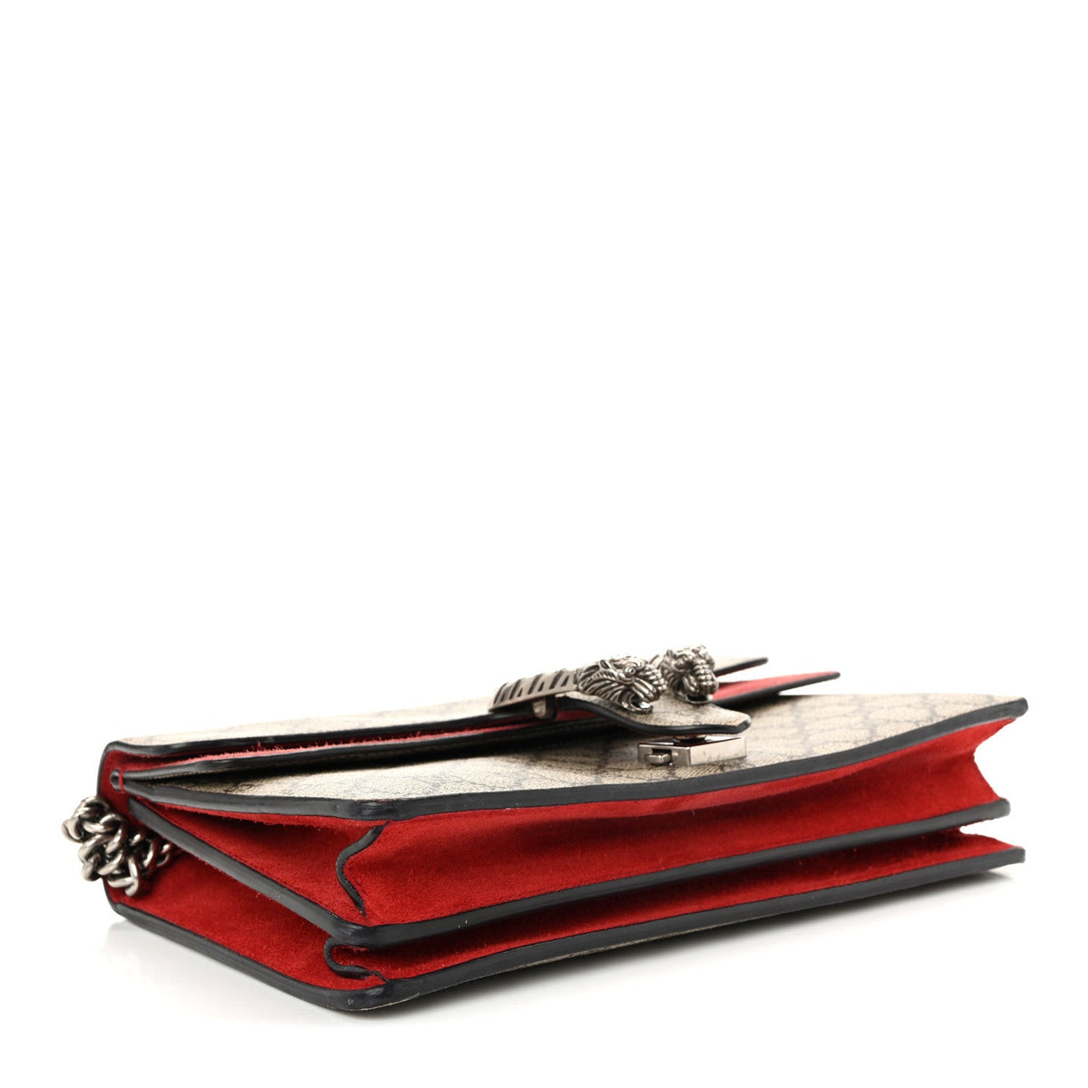 GG Supreme Monogram Small Dionysus Shoulder Bag Red wholesalehk.shop