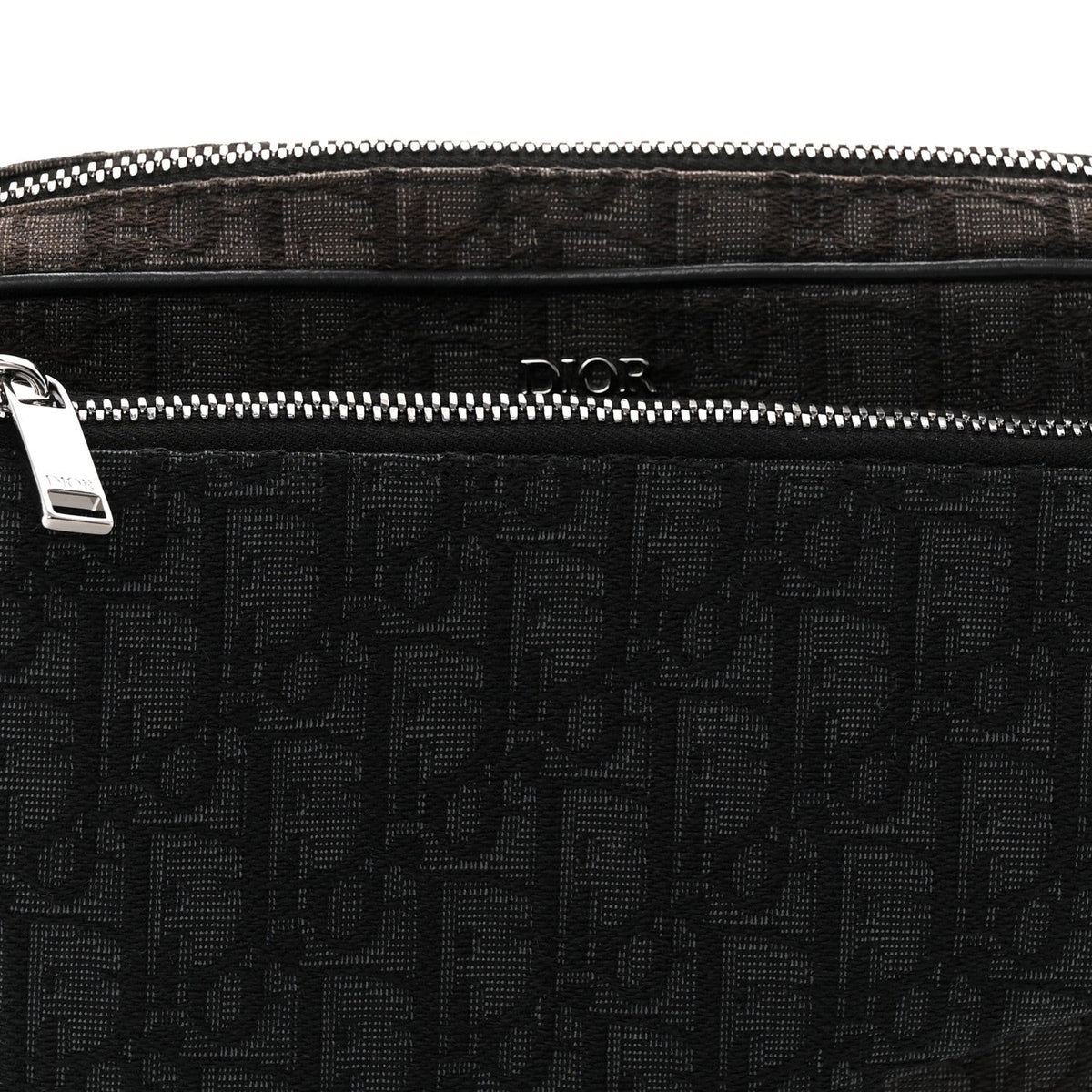 Oblique Saddle Triple Pouch Black wholesalehk.shop