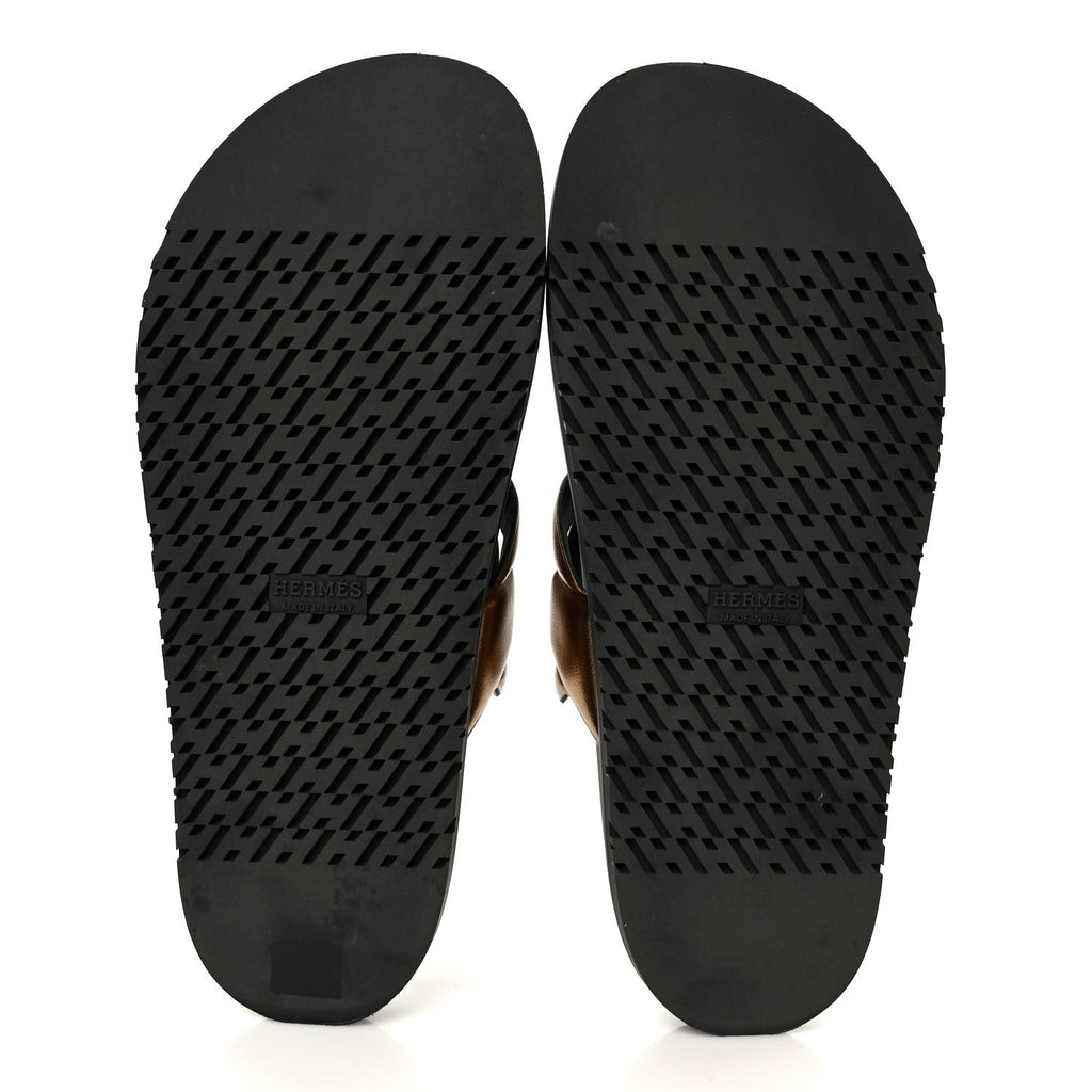 Metallic Nappa Extra Sandals 40 Black Gold wholesalehk.shop