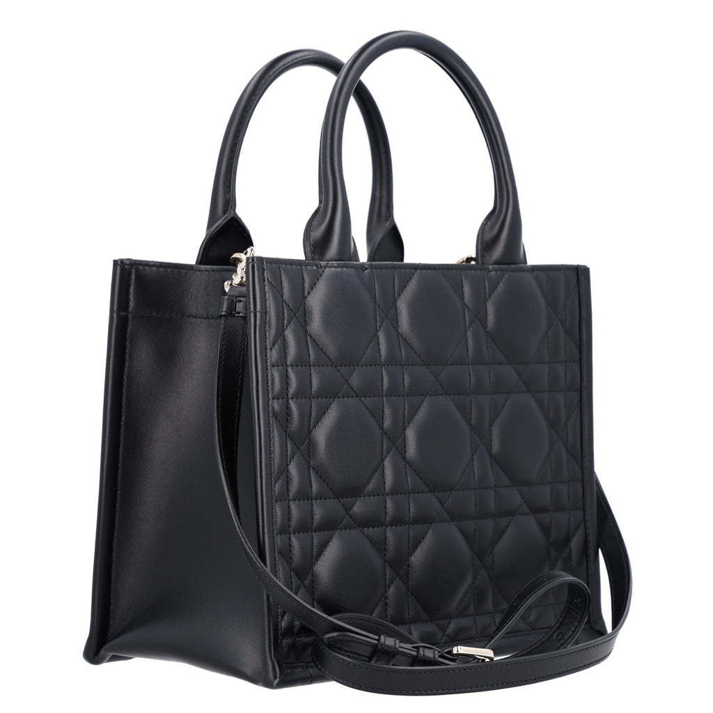 Calfskin Macro Cannage Small Book Tote Black £¨ Direct shipment via from wholesalehk.shop
