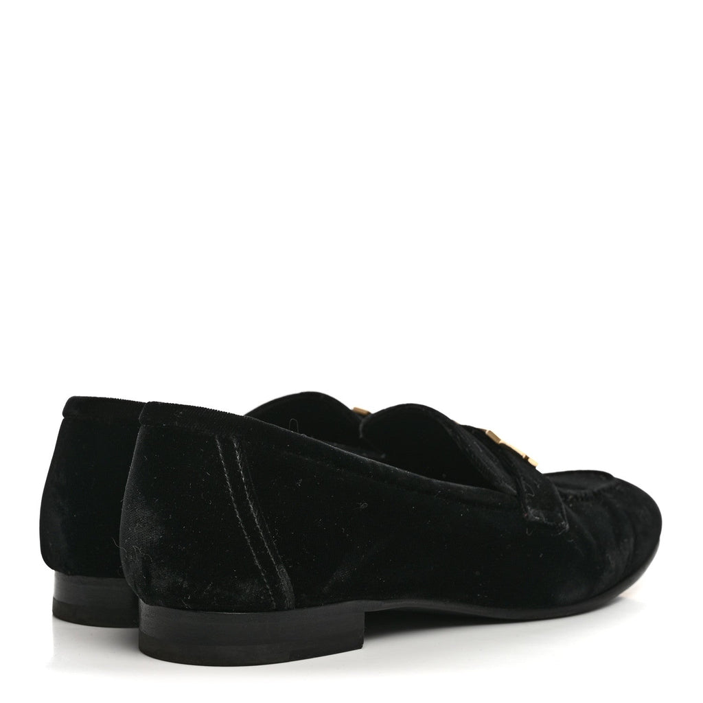 Velvet Womens Paris Loafers 41 Black wholesalehk.shop