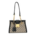 GG Supreme Monogram Small Padlock Tote Black £¨ Direct shipment via from wholesalehk.shop