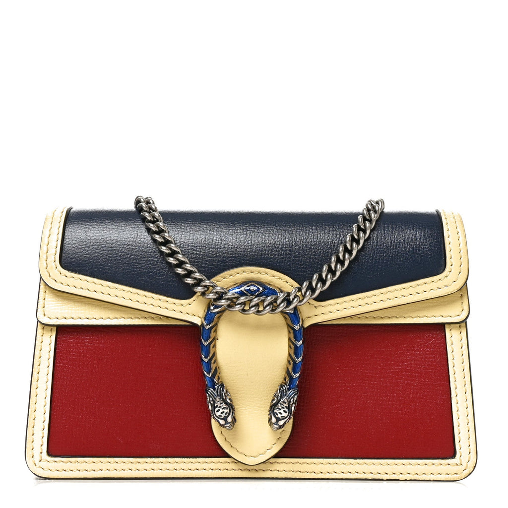 Azalea Calfskin Enamel Super Mini Dionysus Shoulder Bag Red Blue Yellow wholesalehk.shop