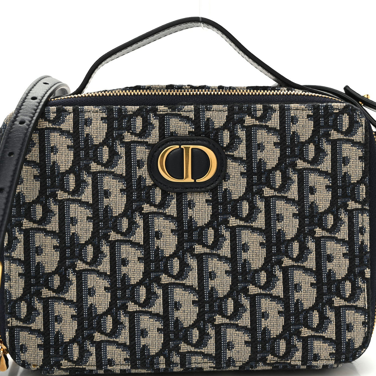Oblique 30 Montaigne Top Handle Box Bag Blue wholesalehk.shop