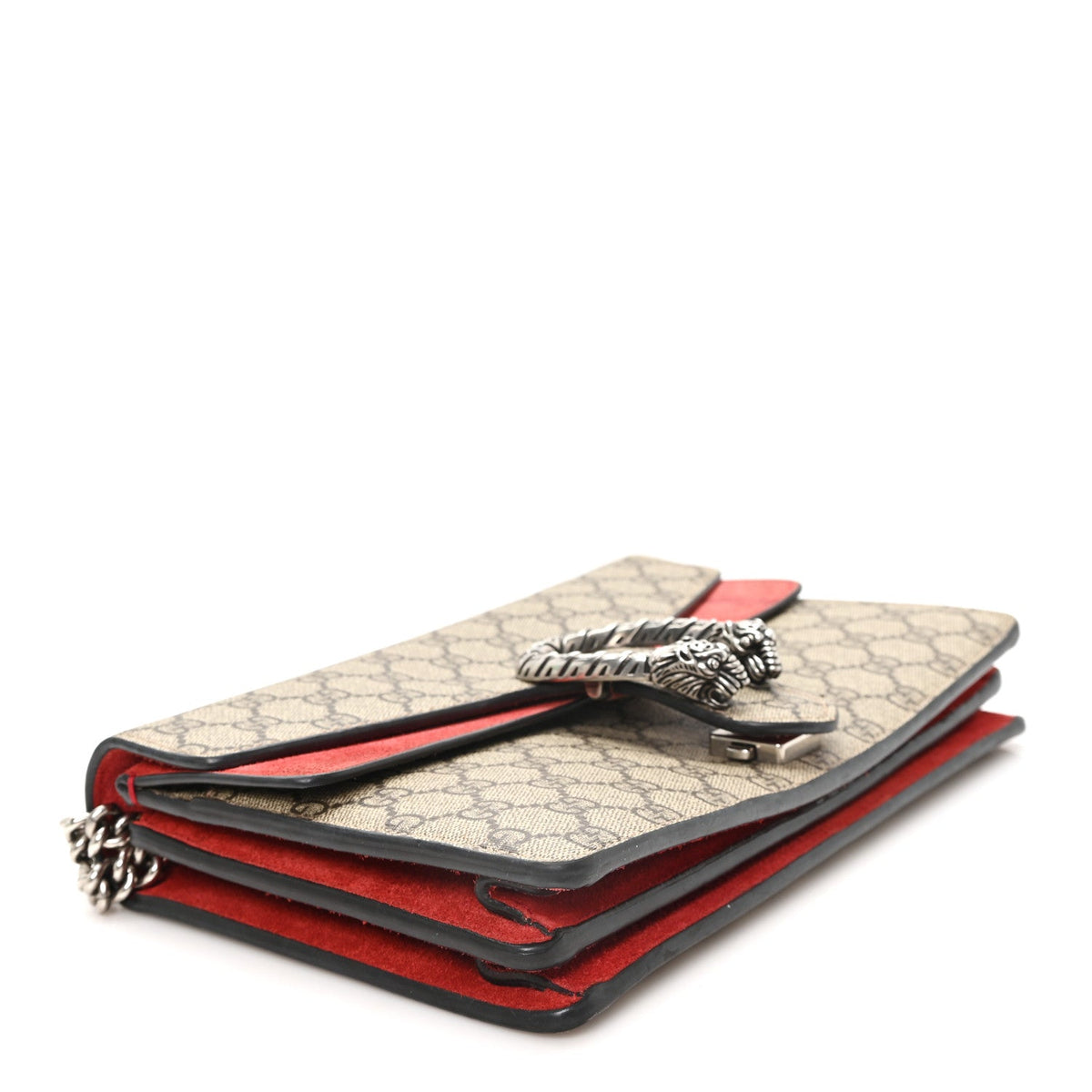GG Supreme Monogram Small Dionysus Shoulder Bag Red wholesalehk.shop