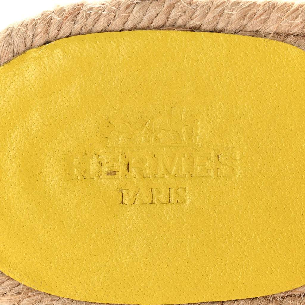 Nappa Famosa Espadrille Sandals 40 Jaune Curcuma wholesalehk.shop