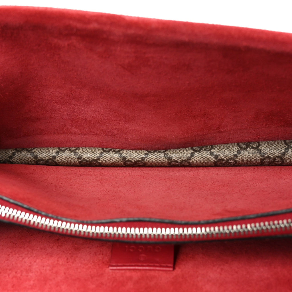 GG Supreme Monogram Small Dionysus Shoulder Bag Red wholesalehk.shop