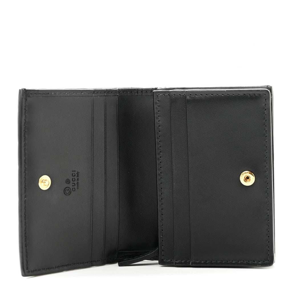 Guccissima Card Case Wallet Black £¨ Direct shipment via from wholesalehk.shop