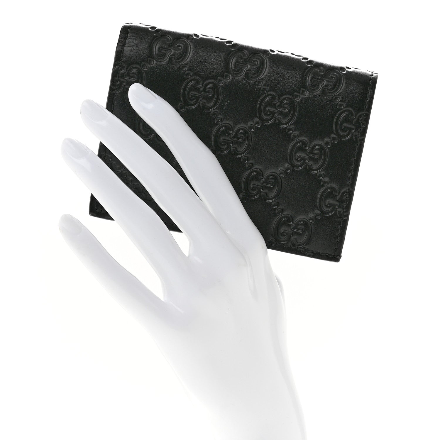 Guccissima Card Case Wallet Black £¨ Direct shipment via from wholesalehk.shop