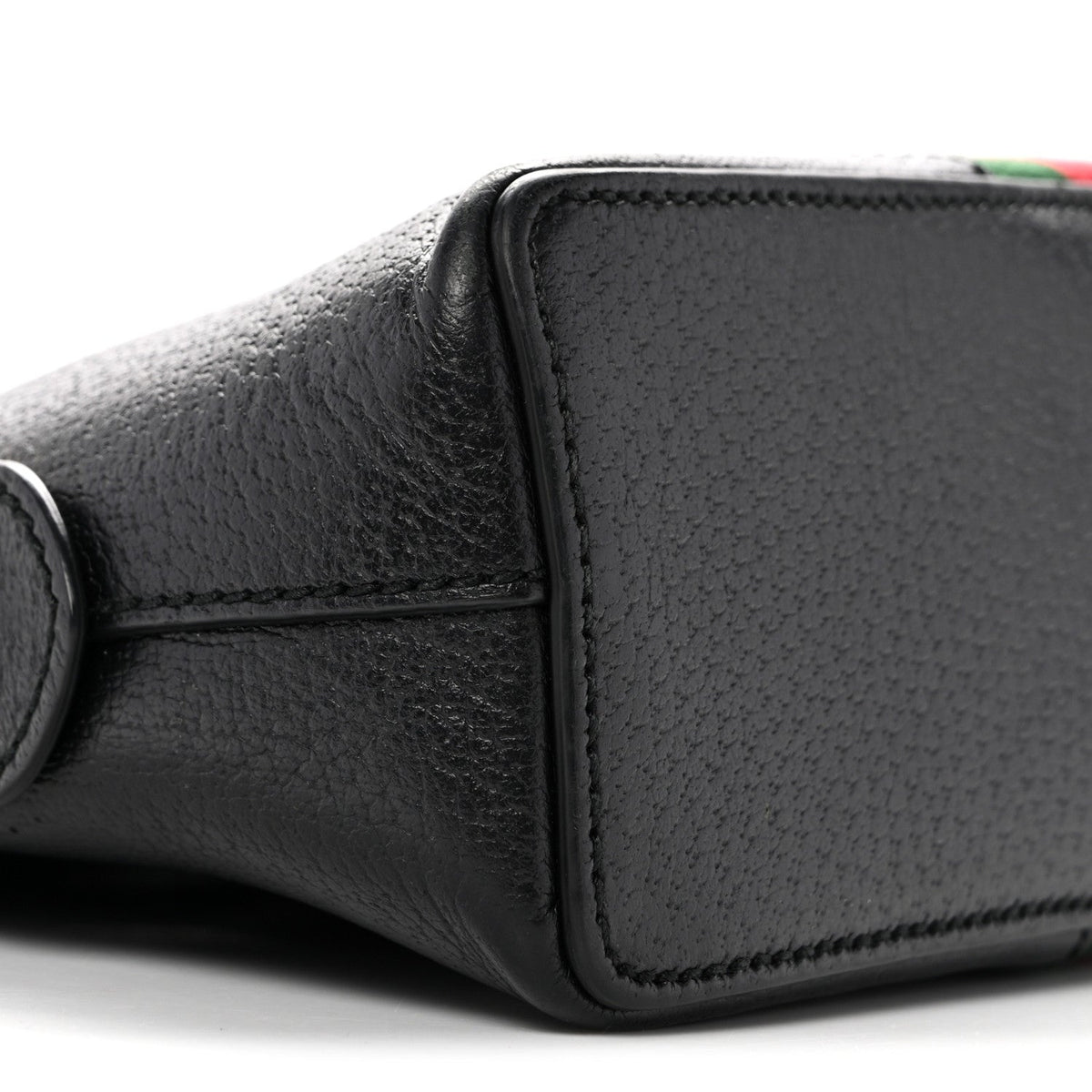 Calfskin GG Web Small Ophidia Dome Shoulder Bag Black wholesalehk.shop