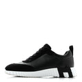 Goatskin Suede Goatskin Bouncing Sneakers 37 Black wholesalehk.shop