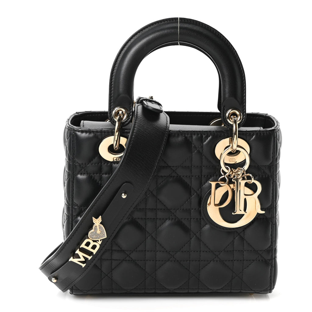 Lambskin Cannage Small My ABCDior Lady Dior Black wholesalehk.shop