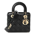 Lambskin Cannage Small My ABCDior Lady Dior Black wholesalehk.shop