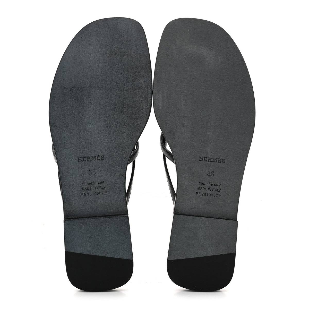 Calfskin Miss Sandals 38 Black wholesalehk.shop