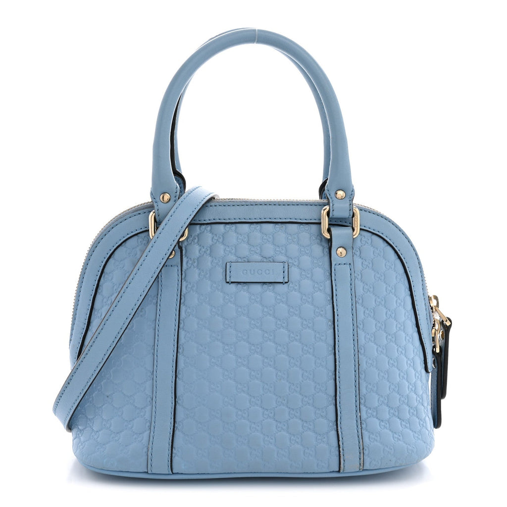 Microguccissima Mini Dome Bag Mineral Blue £¨ Direct shipment via from wholesalehk.shop