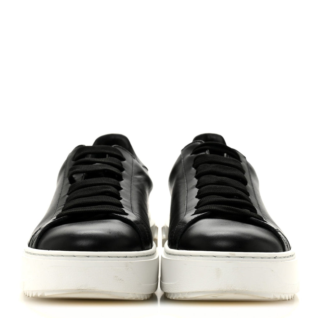 Calfskin Time Out Sneakers 38.5 Black £¨ Direct shipment via from wholesalehk.shop