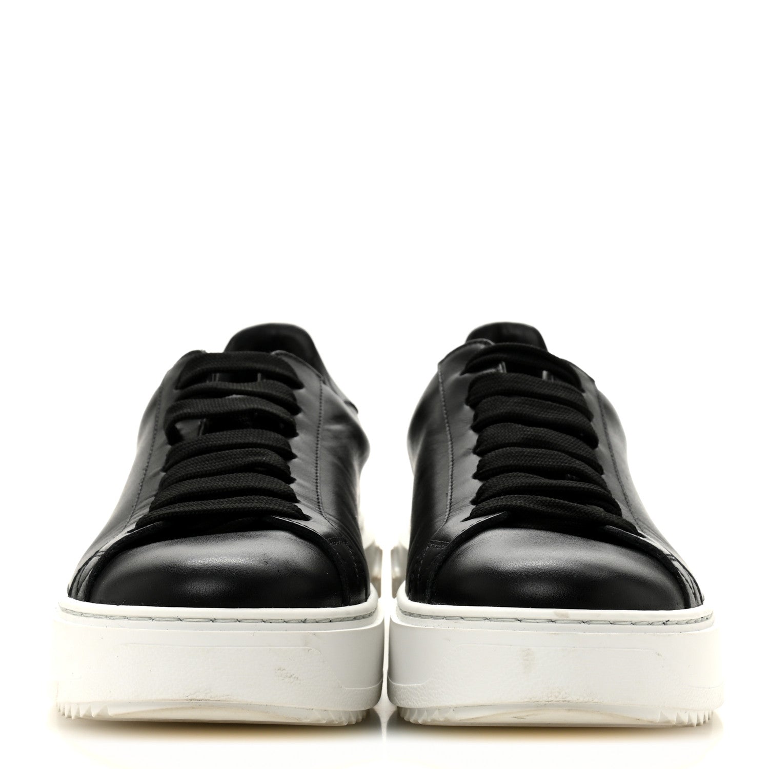 Calfskin Time Out Sneakers 38.5 Black £¨ Direct shipment via from wholesalehk.shop