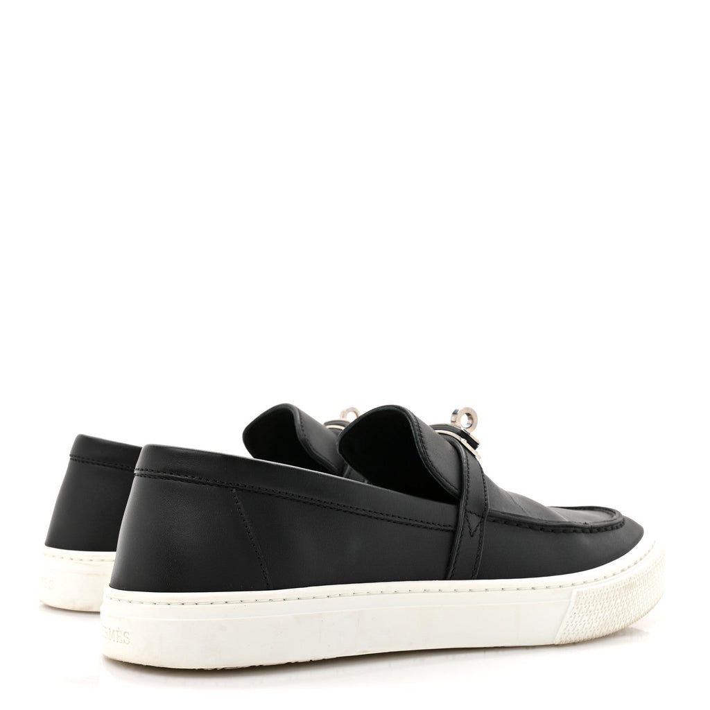 Calfskin Game Slip On Sneakers 38 Black wholesalehk.shop