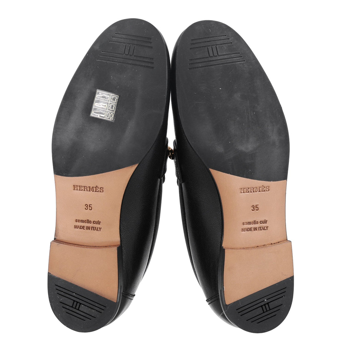 Calfskin Womens Colette Loafers 35 Black wholesalehk.shop