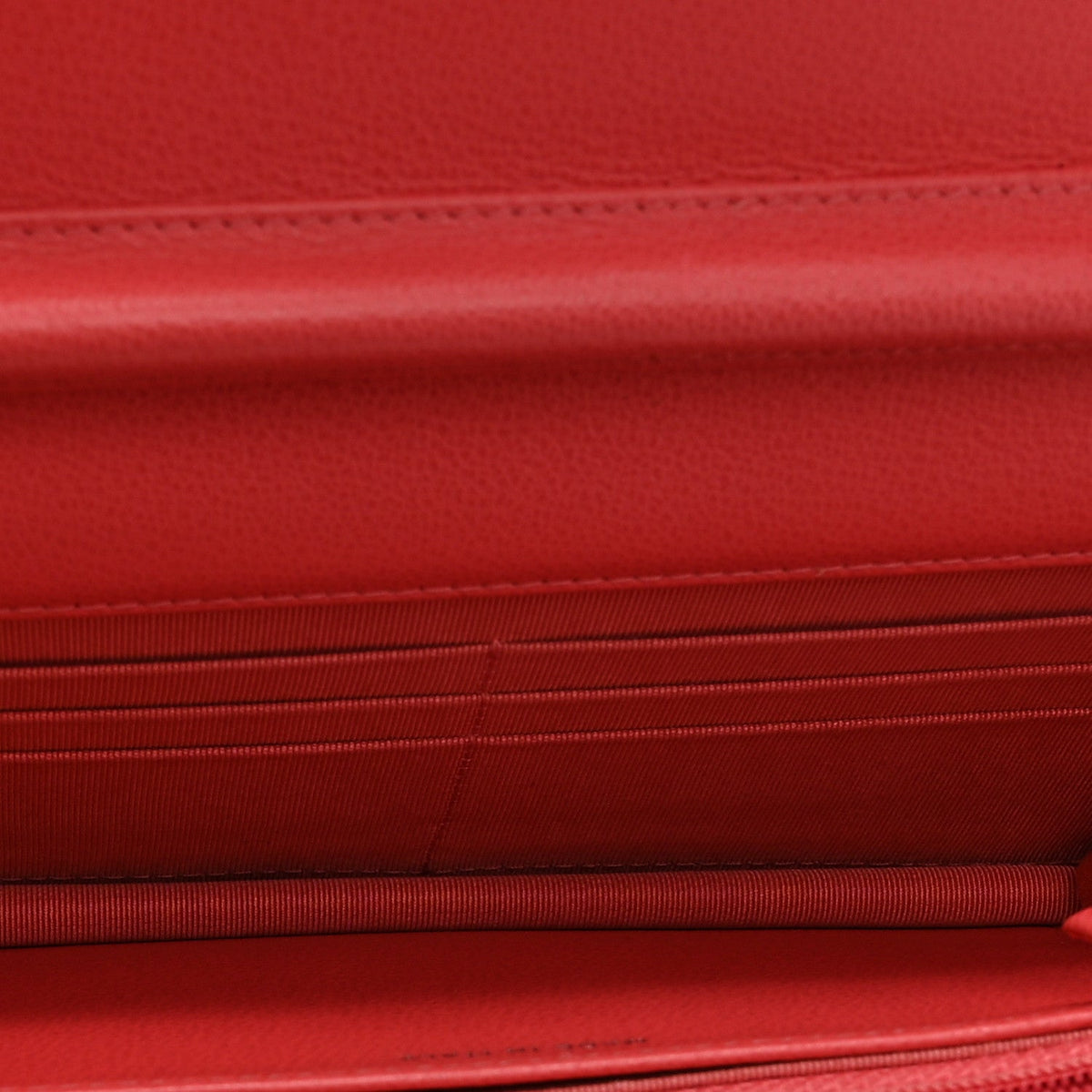 Grained Calfskin Quilted CC Box Wallet On Chain WOC Pink wholesalehk.shop