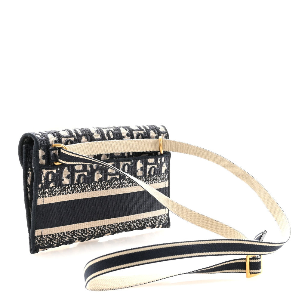 Oblique Slim Saddle Pouch Blue wholesalehk.shop