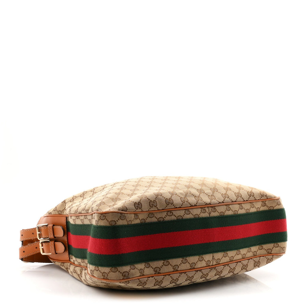 Monogram Medium Heritage Shoulder Bag Light Tobacco wholesalehk.shop