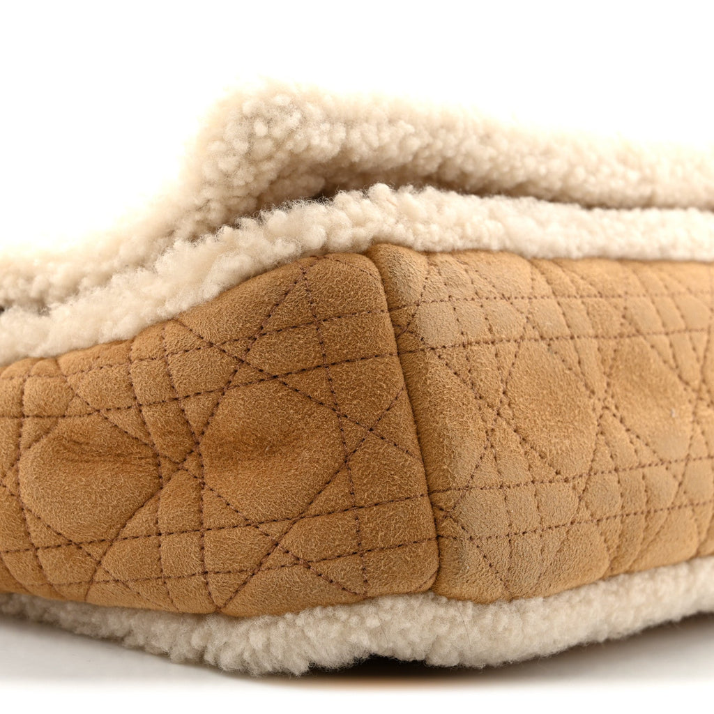 Shearling Cannage Large Caro Bag Camel wholesalehk.shop