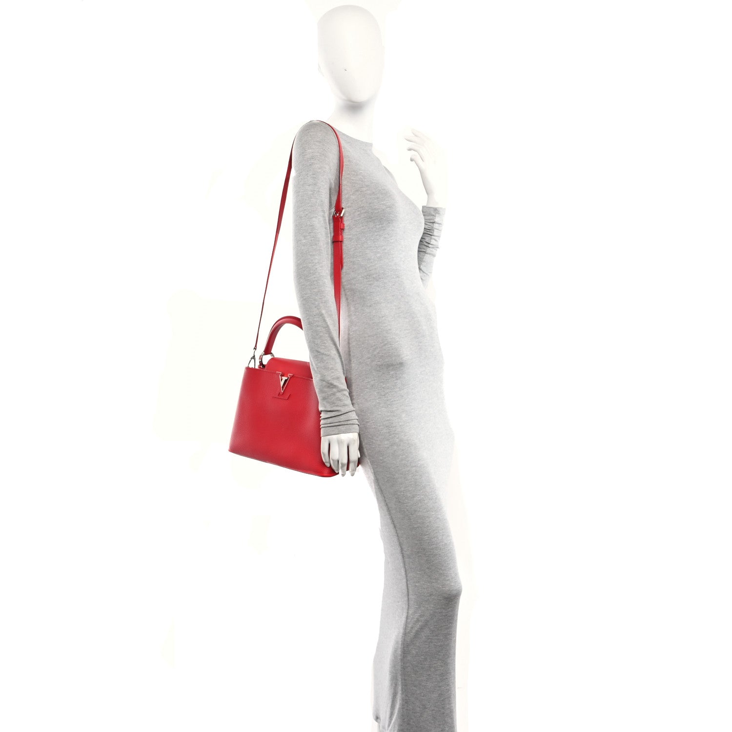 Taurillon Capucines PM Rubis £¨ Direct shipment via from wholesalehk.shop