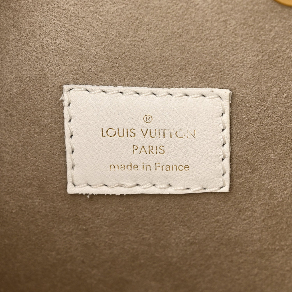 Calfskin Monogram Cutout Petit Noe White £¨ Direct shipment via from wholesalehk.shop
