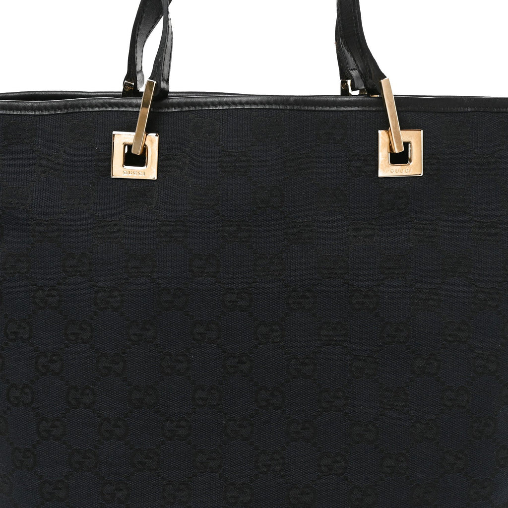 Monogram Large Bucket Tote Black wholesalehk.shop