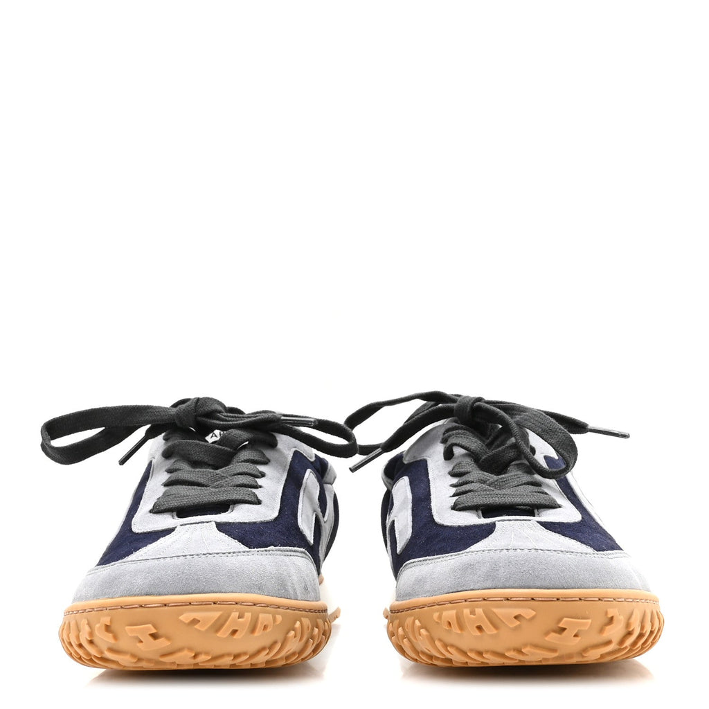 Suede Goatskin Jet Sneakers 37 Marine Gris Orage wholesalehk.shop