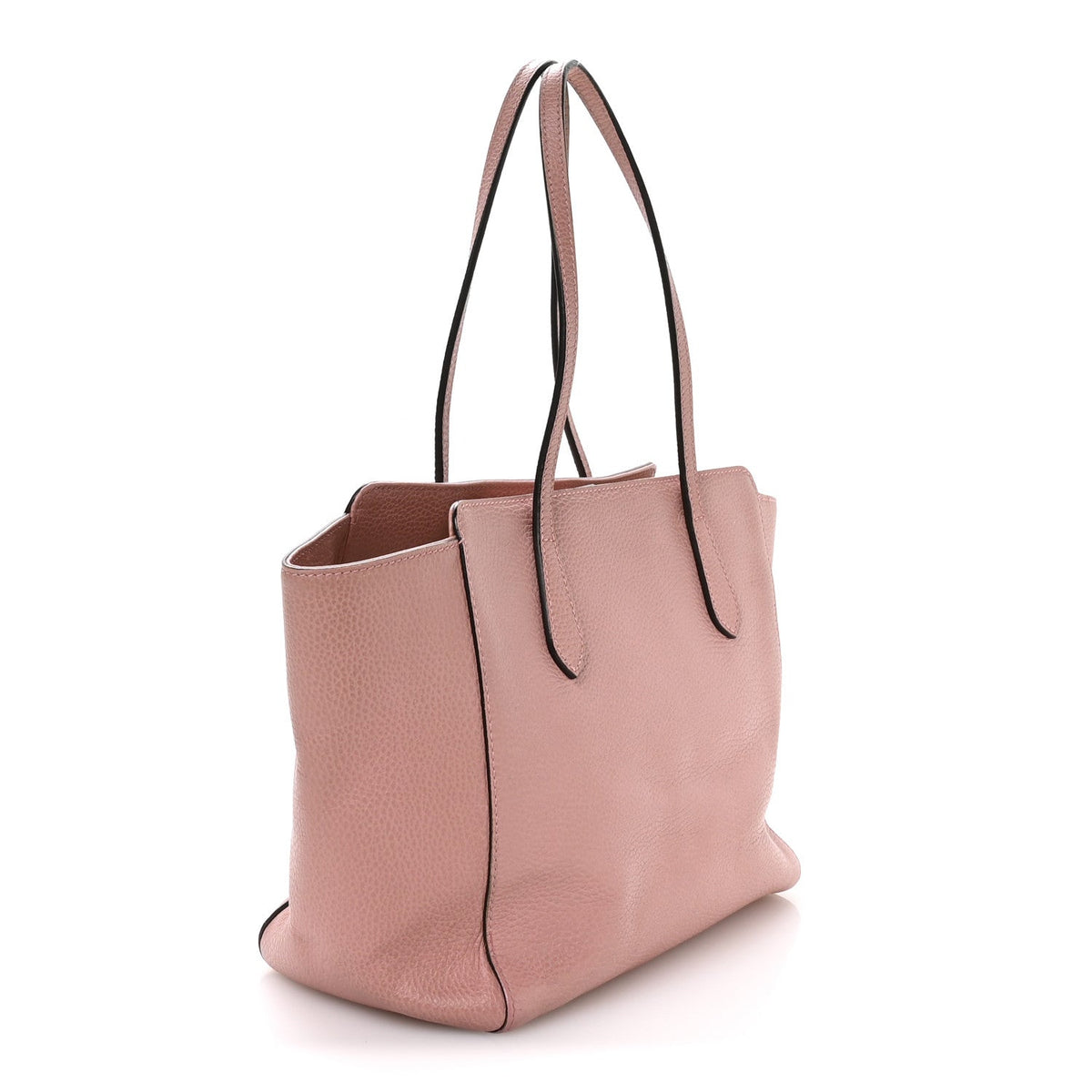 Dollar Calfskin Small Swing Tote Soft Pink wholesalehk.shop