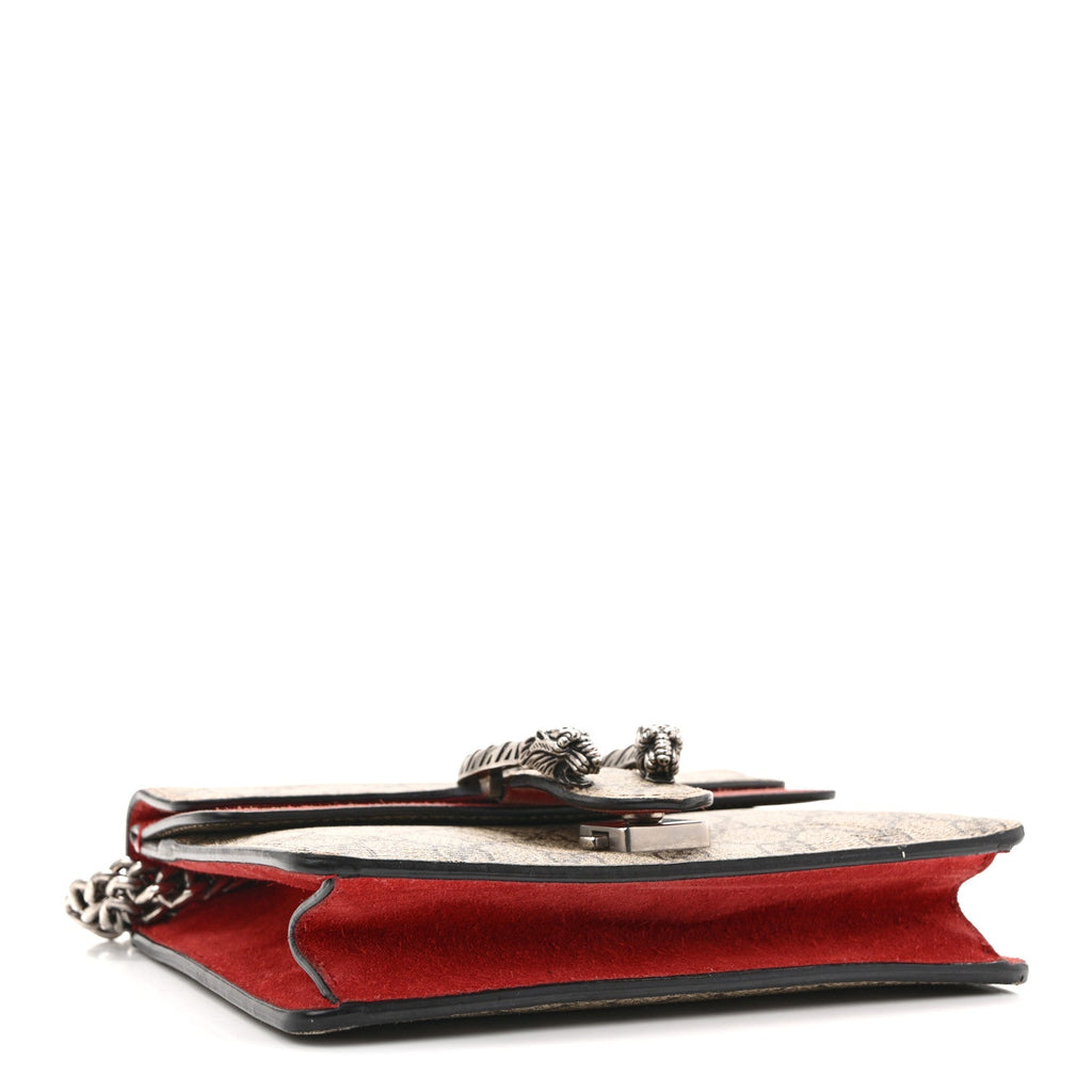GG Supreme Monogram Mini Dionysus Shoulder Bag Red wholesalehk.shop