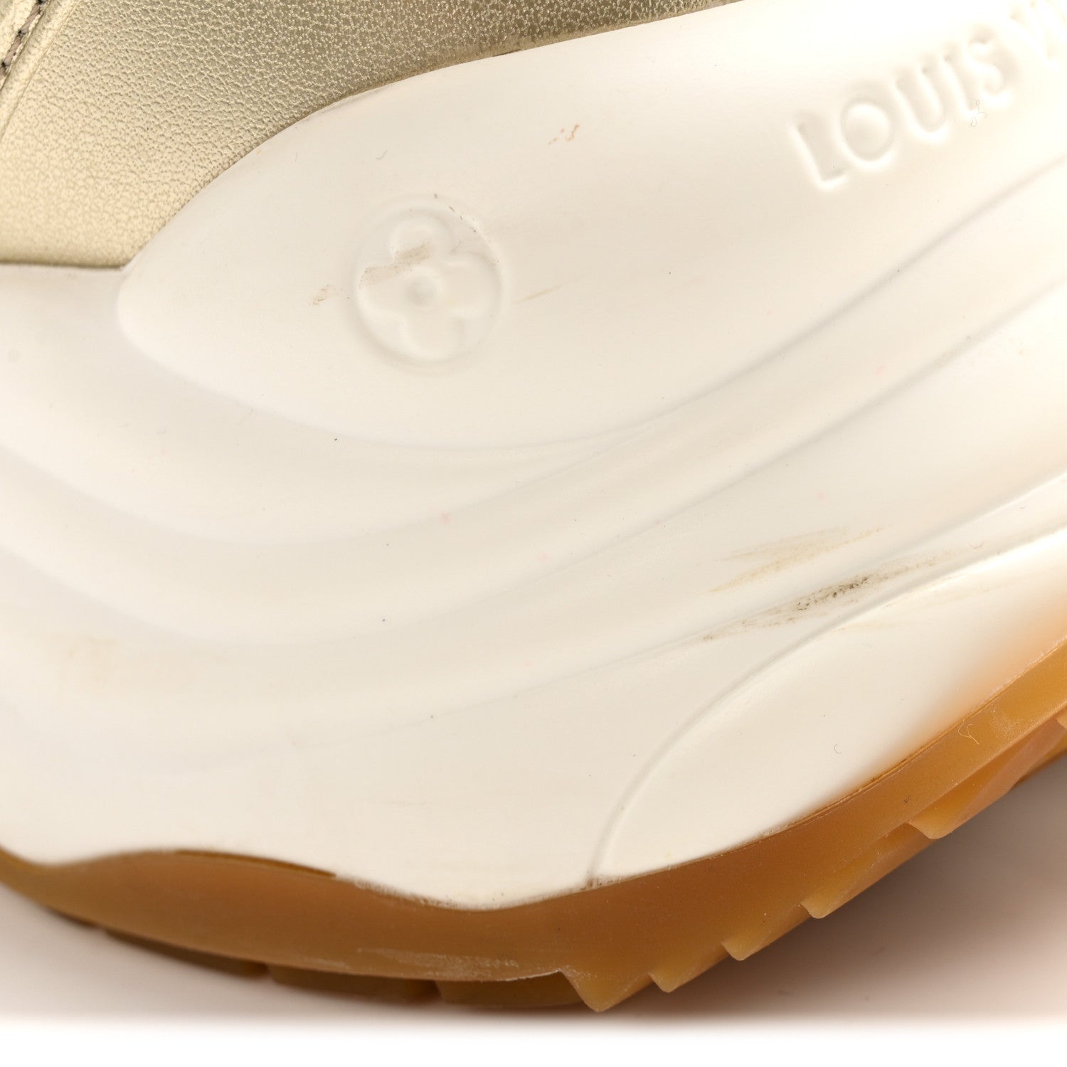 Monogram Calfskin Run 55 Sneakers 40 White £¨ Direct shipment via from wholesalehk.shop