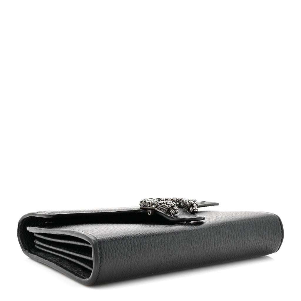 Calfskin Mini Dionysus Chain Wallet Black wholesalehk.shop