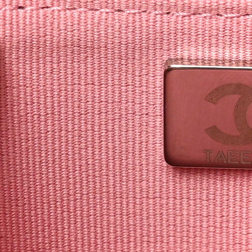 Lambskin Quilted Crystal Star Wallet On Chain WOC Pink wholesalehk.shop