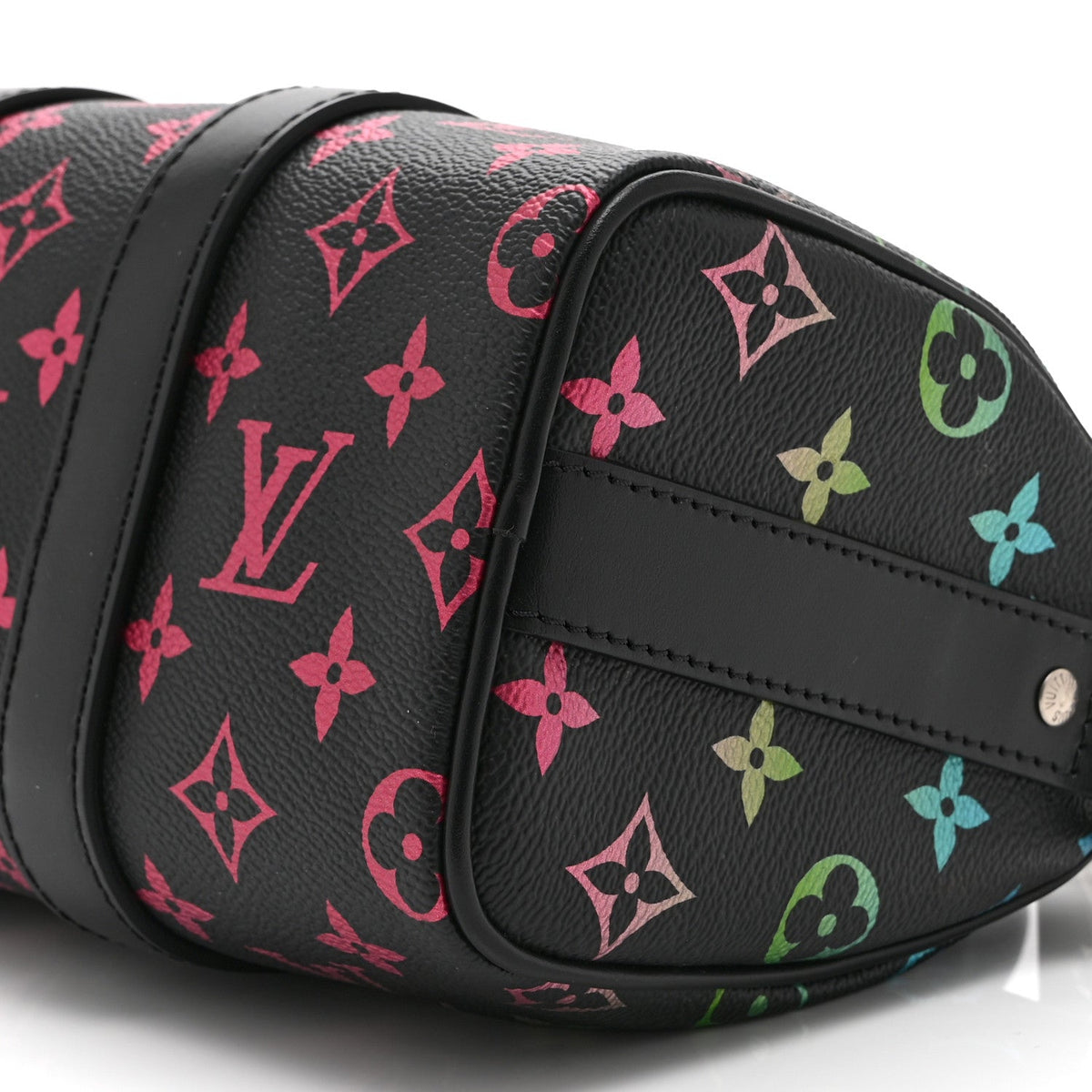 Monogram Iridescent Keepall Bandouliere 25 Black wholesalehk.shop
