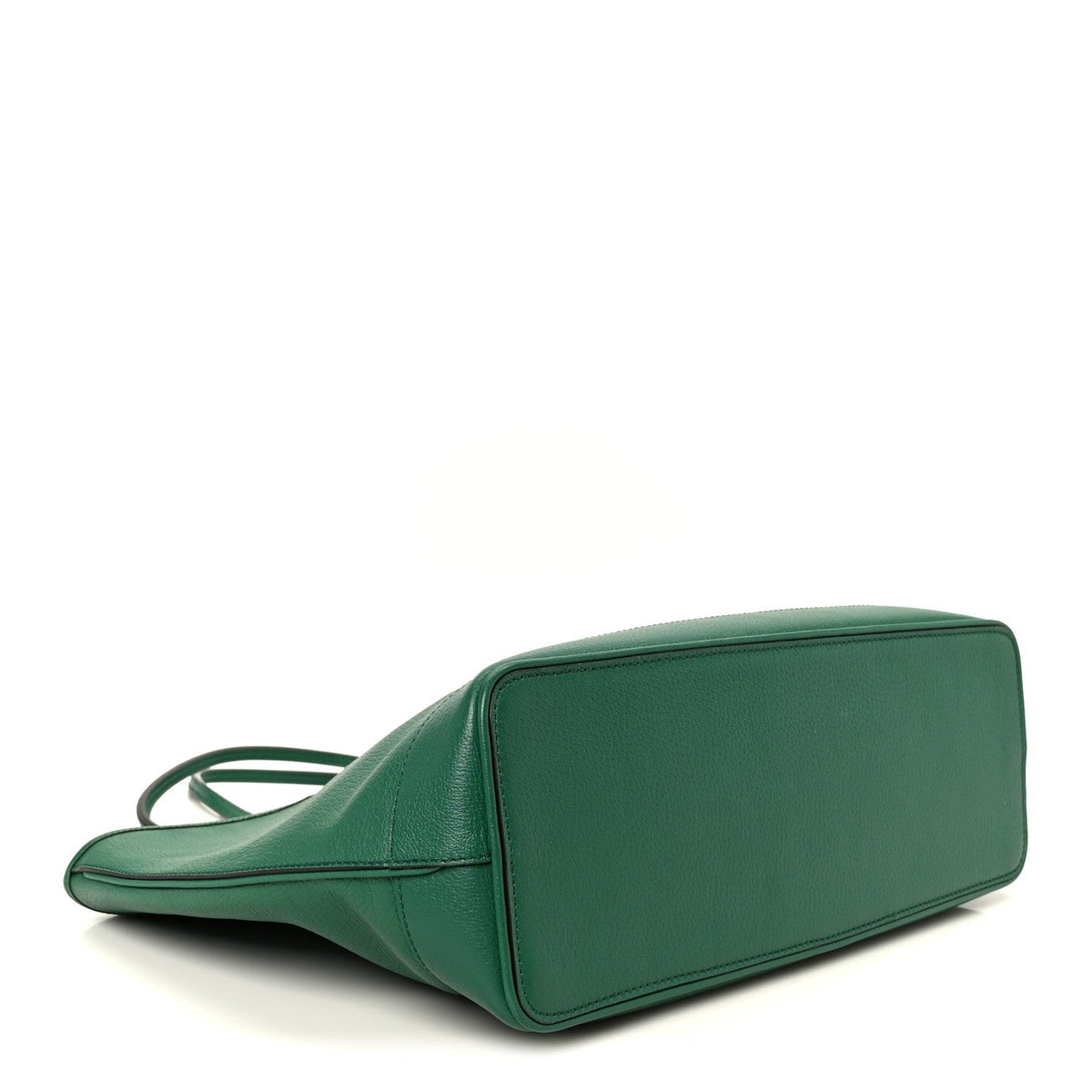 Textured Dollar Calfskin Medium Ophidia Shoulder Tote Bag Green wholesalehk.shop