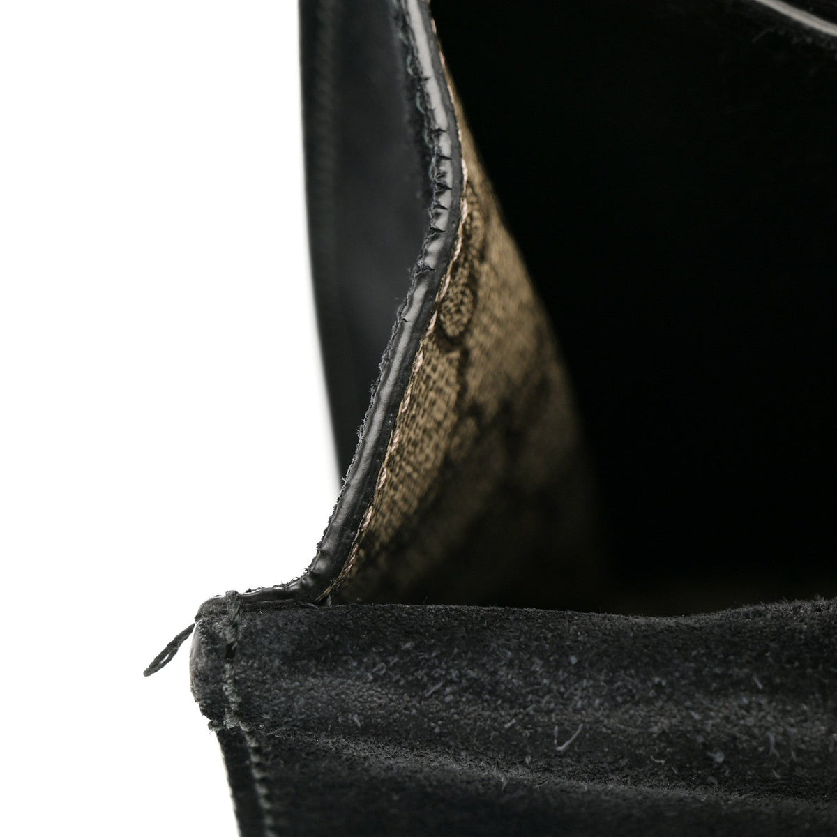 GG Supreme Monogram Medium Dionysus Shoulder Bag Black wholesalehk.shop